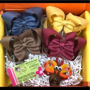 November Hair Bow Box